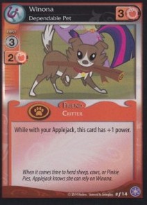 Winona *Dependable Pet* (V.2 - Foil) - The Crystal Games