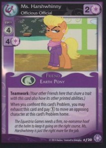 Ms. Harshwhinny *Officious Official* (V.2 - Foil) - The Crystal Games