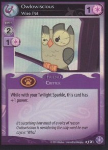 Owlowiscious *Wise Pet* (V.2 - Foil) - The Crystal Games