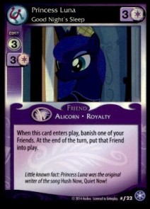 Princess Luna *Good Night's Sleep* (V.2 - Foil) - The Crystal Games