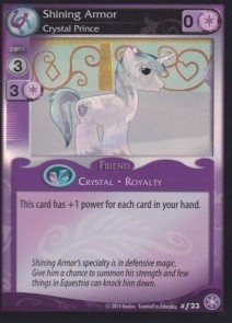Shining Armor *Crystal Prince* (V.2 - Foil) - The Crystal Games