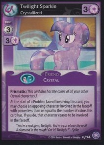 Twilight Sparkle *Crystallized* (V.2 - Foil) - The Crystal Games
