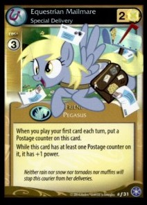 Equestrian Mailmare *Special Delivery* (V.2 - Foil) - The Crystal Games