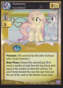 Fluttershy *Crystallized* (V.2 - Foil) - The Crystal Games