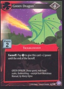 Green Dragon (V.2 - Foil) - The Crystal Games