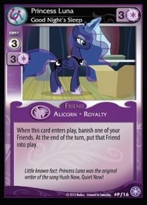 Princess Luna *Good Night's Sleep* (V.3 - Promo) - The Crystal Games