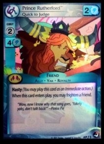 Prince Rutherford *Quick to Judge* (V.2 - Promo) - High Magic