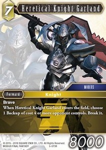Heretical Knight Garland (5-073) - Opus V