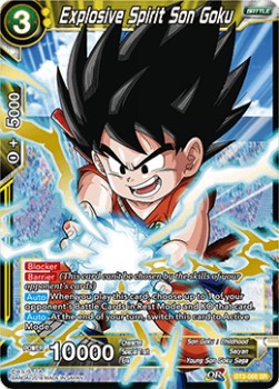 Explosive Spirit Son Goku (V.1 - Super Rare) - Cross Worlds