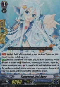 Transcend Idol, Aqua [G Format] (V.1 - Double Rare) - Divas’ Festa