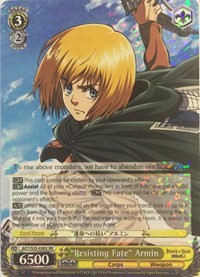 "Resisting Fate" Armin (V.1 - Double Rare) - Attack on Titan