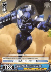 Cyan Pile Becoming a Shield - Accel・World: Infinite Burst