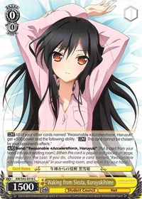 Waking from Siesta, Kuroyukihime - Accel・World: Infinite Burst