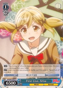 First Live, Arisa - BanG Dream!