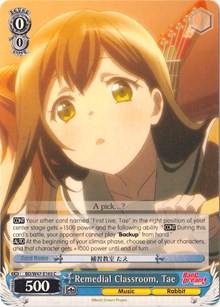 Remedial Classroom, Tae - BanG Dream!