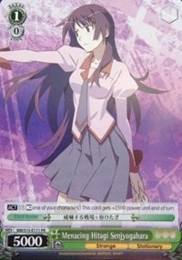 Menacing Hitagi Senjyogahara - Bakemonogatari