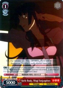 Battle Ready, Hitagi Senjyogahara - Bakemonogatari
