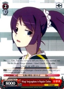 Hitagi Senjyogahara in Regular Clothes - Bakemonogatari
