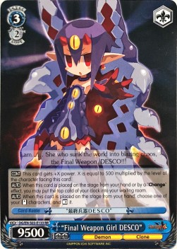 "Final Weapon Girl DESCO" (V.1 - Double Rare) - Disgaea