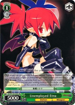 Unemployed Etna (V.1 - Double Rare) - Disgaea