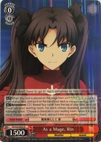 As a Mage, Rin (V.1 - Rare) - Fate/stay night