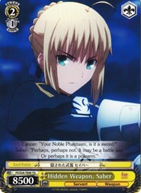 Hidden Weapon, Saber - Fate/stay night