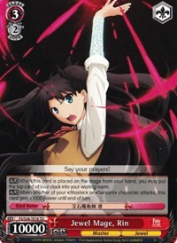 Jewel Mage, Rin (V.1 - Trial Deck) - Fate/stay night
