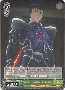 "Battle Continues" Lancer - Fate/stay night: Vol.2