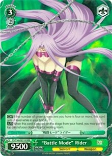 "Battle Mode" Rider (V.2 - Triple Rare) - Fate/stay night: Vol.2