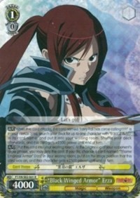 "Black Winged Armor" Erza (V.1 - Rare) - Fairy Tail