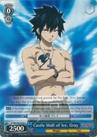 Castle Wall of Ice, Gray - Fairy Tail