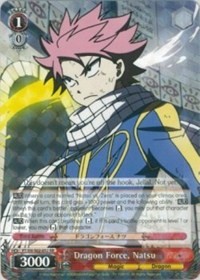 Dragon Force, Natsu (V.1 - Double Rare) - Fairy Tail
