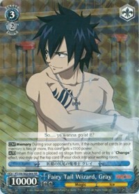 Fairy Tail Wizard, Gray (V.1 - Double Rare) - Fairy Tail