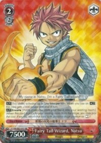 Fairy Tail Wizard, Natsu (V.1 - Double Rare) - Fairy Tail