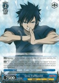 Gray Fullbuster (V.1 - Rare) - Fairy Tail