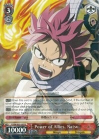 Power of Allies, Natsu (V.1 - Rare) - Fairy Tail