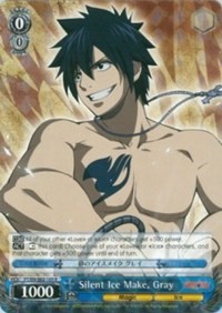 Silent Ice Make, Gray (V.1 - Rare) - Fairy Tail