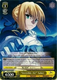 "Invisible Air" Saber - Fate/Zero