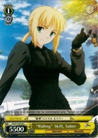 "Riding" Skill, Saber - Fate/Zero