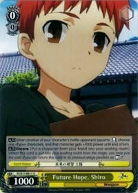 Future Hope, Shiro - Fate/Zero
