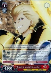 Golden Monarch, Archer - Fate/Zero