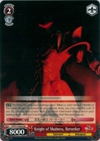 Knight of Madness, Berserker (V.1 - Double Rare) - Fate/Zero