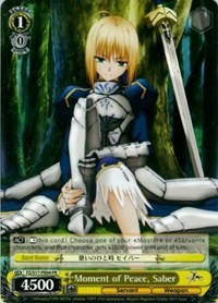 Moment of Peace, Saber - Fate/Zero