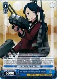 2nd Mogami-class Heavy Cruiser, Mikuma (V.1 - Uncommon) - KanColle