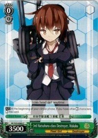 3rd Hatsuharu-class Destroyer, Wakaba - KanColle