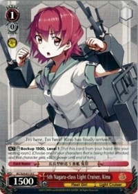 5th Nagara-class Light Cruiser, Kinu - KanColle