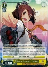 Miracle Destroyer, Yukikaze (V.1 - Rare) - KanColle