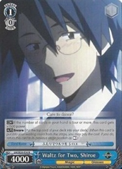 Waltz for Two, Shiroe (V.1 - Rare) - Log Horizon