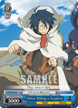Shiroe Riding a Gryphon - Log Horizon