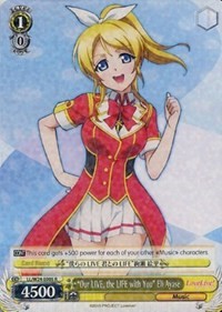 "Our LIVE, the LIFE with You" Eli Ayase (V.1 - Rare) - Love Live!